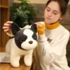 35 40 45cm Cute Simulation French Bulldog Doll Animal Stuffed Puppy Plush Pillow Toy Mascot Shadow 2 - French Bulldog Merch