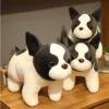 35 40 45cm Cute Simulation French Bulldog Doll Animal Stuffed Puppy Plush Pillow Toy Mascot Shadow 3 - French Bulldog Merch