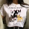 French Bulldog Print Women Clothing Kawaii T shirts Summer Short Sleeve Ladies Oversized Tees Female Harajuku 5 - French Bulldog Merch