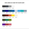 tank top color chart - French Bulldog Merch