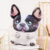 1pc 3D Simulation Cute French Bulldog Plush Toys Stuffed Animal Plush Dog Doll Pillow Soft Peluche 1 - French Bulldog Merch