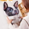 1pc 3D Simulation Cute French Bulldog Plush Toys Stuffed Animal Plush Dog Doll Pillow Soft Peluche 5 - French Bulldog Merch