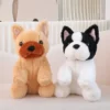 Cute Simulation French Bulldog Doll Animal Stuffed Puppy Plush Pillow Toy Mascot Shadow Dog Lovely Gift 2 - French Bulldog Merch