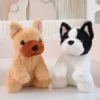 Cute Simulation French Bulldog Doll Animal Stuffed Puppy Plush Pillow Toy Mascot Shadow Dog Lovely Gift 3 - French Bulldog Merch