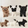 Dog Stuffed Animal French Bulldog Plush Animals Set Kawaii Plushies Stuffed Dogs Soft Cuddly Dog Toy - French Bulldog Merch