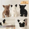 Dog Stuffed Animal French Bulldog Plush Animals Set Kawaii Plushies Stuffed Dogs Soft Cuddly Dog Toy 5 - French Bulldog Merch